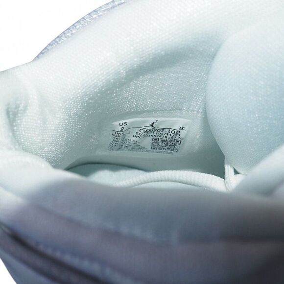 Air Jordan OG 'White Metallic Silver' Basketball Shoes CW0907-100 Women's 9 - Picture 10 of 13